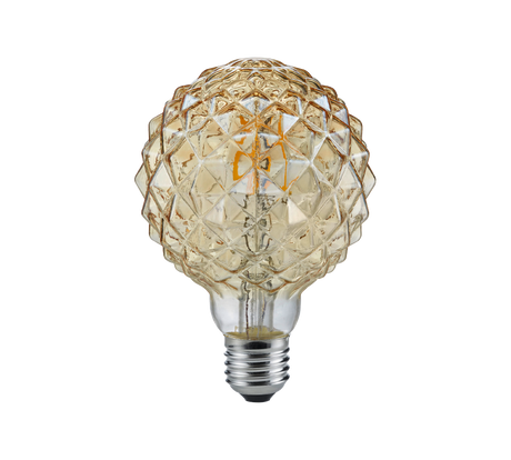 Bombilla Trio Globe LED ámbar 2700K Ø9,5cm 904-479