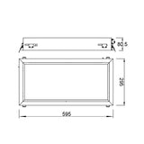 Mantra Blue Sky plafón LED blanco 9094