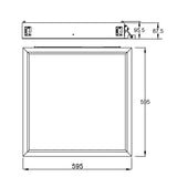 Mantra Blue Sky Plafón de techo LED blanco 9095