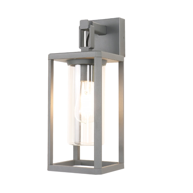Aplique de exterior Alps Mantra gris oscuro E27 IP65 9113
