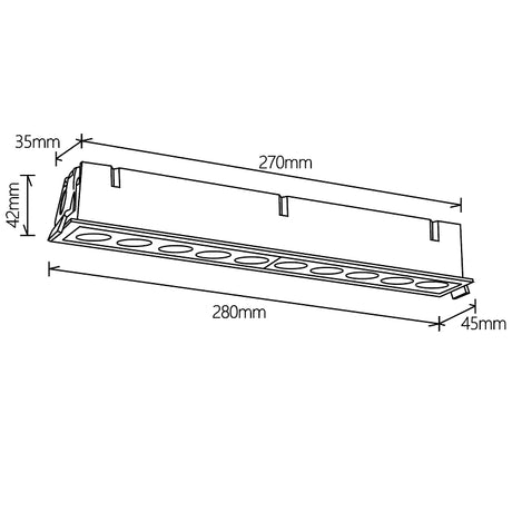 Empotrable Blau Mantra negro 9135