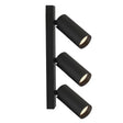 Regleta superficie Mantra Nazaré Mini GU10 3 luces negro 9179