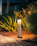 Trio ARDILA Baliza negro madera sensor oscuridad 65cm 511660135