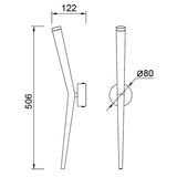 Aplique de pared BOOMERANG Mantra oro 9246