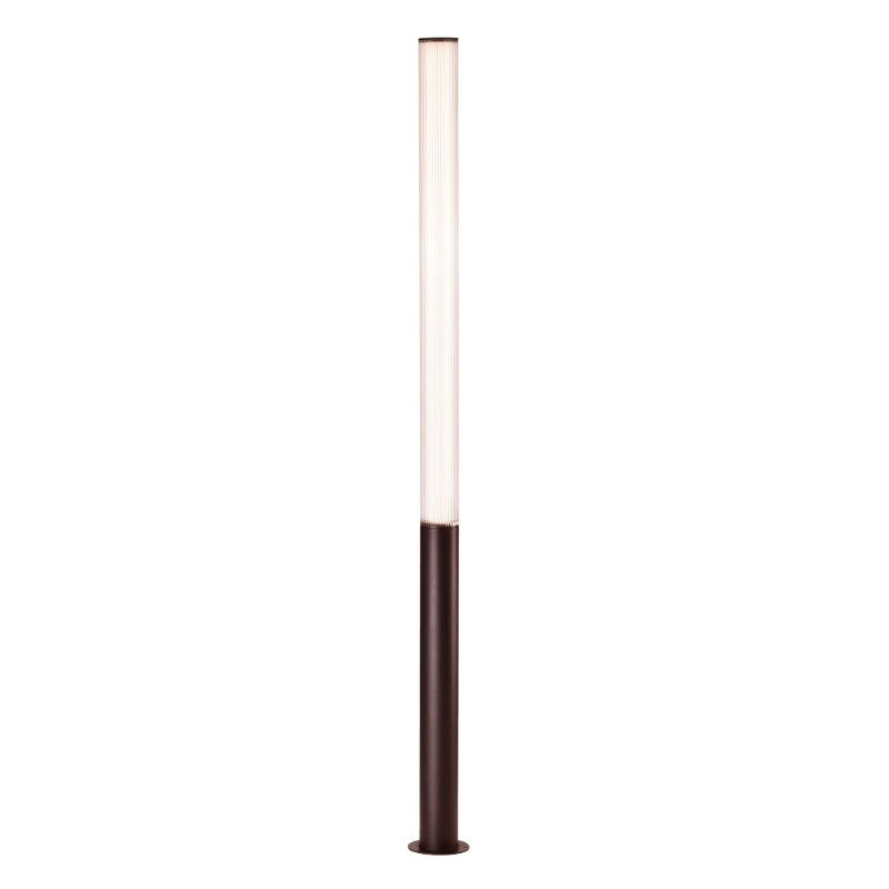 Baliza de exterior Mantra Gant grande 205cm LED 43W aluminio 3000K IP65 Ø16cm marrón — ref. 9279 (2)