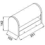 Aplique Gant Mantra marrón 9280