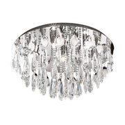 EGLO Calaonda Plafón acero inoxidable cristal cromo claro 93413