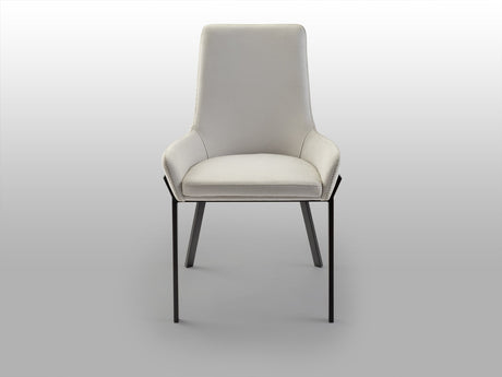 Silla Schuller Diane negro y blanco 55x87cm vista 5