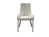 Silla Schuller Diane negro y blanco 55x87cm ambiente