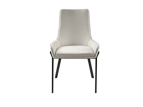 Silla Schuller Diane negro y blanco 55x87cm ambiente