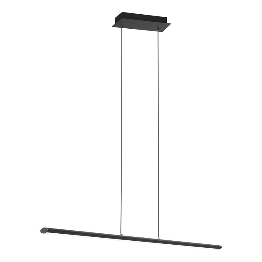 EGLO Pellaro Lámpara de techo colgante LED regulable aluminioacero plástico negro-mate blanco 93896