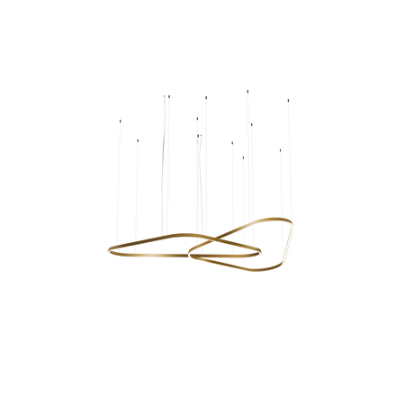 Lámpara de techo colgante LedsC4 Geometric Triangular Mini Double grande LED TS6S-00X9AZRUEF