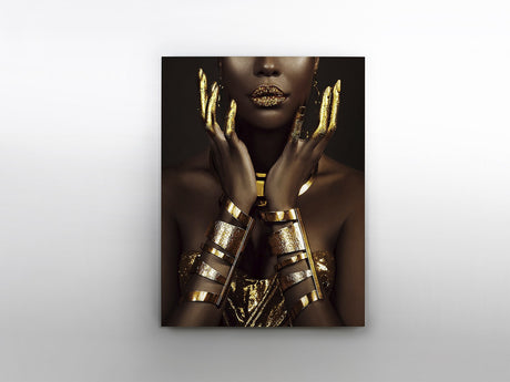 Cuadro fotografía impresa Schuller Sombra y Oro 90x120cm vista 2