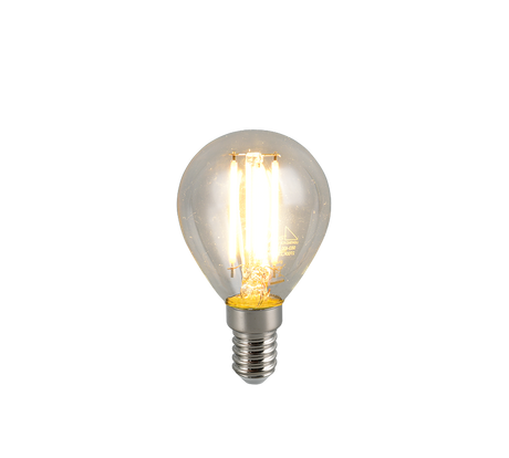 Bombilla Trio Tropfen LED transparente 2700K IPX0 Ø4,5cm 983-400