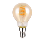 Bombilla Trio Led-Lm LED vidrio ámbar 1800K regulable Ø4,5cm 983-4813