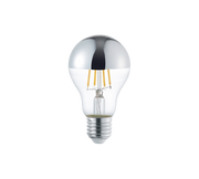 Bombilla Trio Lampe LED vidrio cromo 2700K Ø6cm 987-410