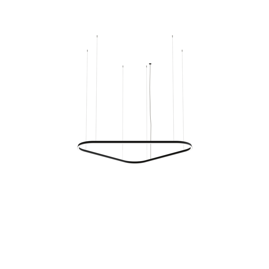 Lámpara de techo colgante LedsC4 Geometric Triangular Mini grande LED TS6X-00V9AZDU05