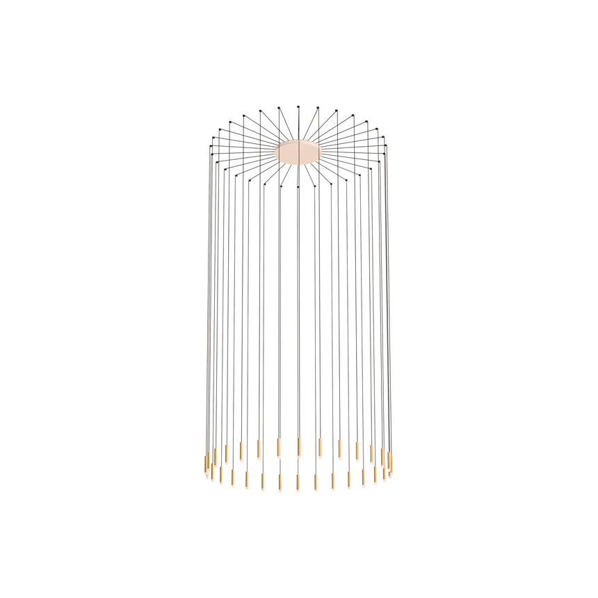 Lámpara de techo colgante LedsC4 Candle XS LED 30 luces 00-8535-14-27