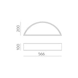 ACB Isia Aplique oro técnico LED 2x LED Slide Switch A3453670OT