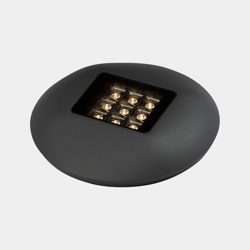 LedsC4 Baliza IP66-IP67 Soul LED 21 Blanco Cálido - 2700K Casambi Gris Urbano 1301Lm AL12-18V9M3XBZ5