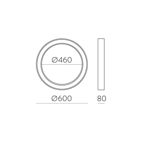 Plafón de techo ACB Aliso blanco texturado Ø60cm regulable P3742174BDP - imagen 3