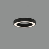 Plafón de techo ACB Aliso negro texturado Ø47cm P3742074N