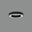 Plafón de techo ACB Aliso negro texturado Ø47cm regulable P3742074NDT