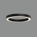 Plafón de techo ACB Aliso negro texturado Ø60cm P3742174N