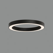 Plafón de techo ACB Aliso negro texturado Ø60cm P3742174N