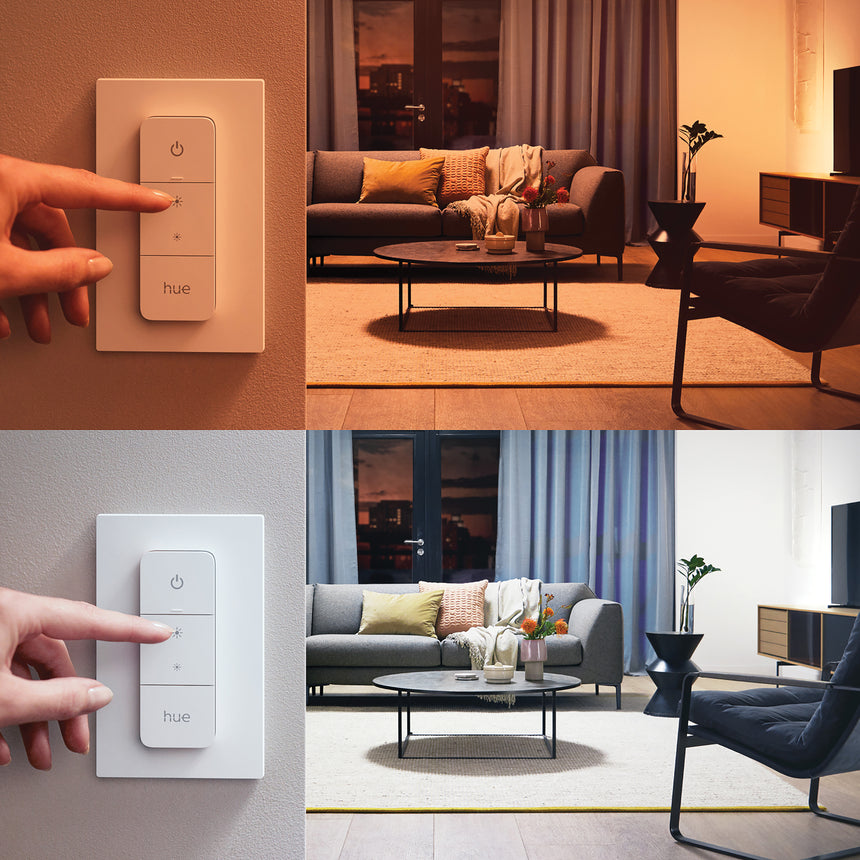 Philips Hue Foco Buckram blanco White Ambiance 5W 871951433910100 350lm - imagen 5