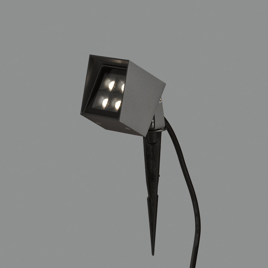 ACB Apus Aplique 16/2058 Antracita Texturado, LED 6W 3000K 550lm, CRI80 IP65, LED integrado A205810GR