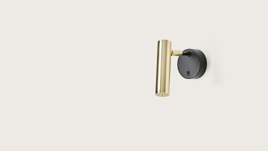 Aplique de pared Aromas Maru LED 3W acero A1194