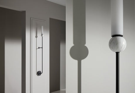 Aplique de pared Aromas Delie G9 vidrio soplado mármol A1224