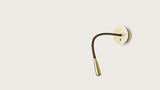 Aplique de pared Aromas Flexi Leather LED 3W cuero A1248
