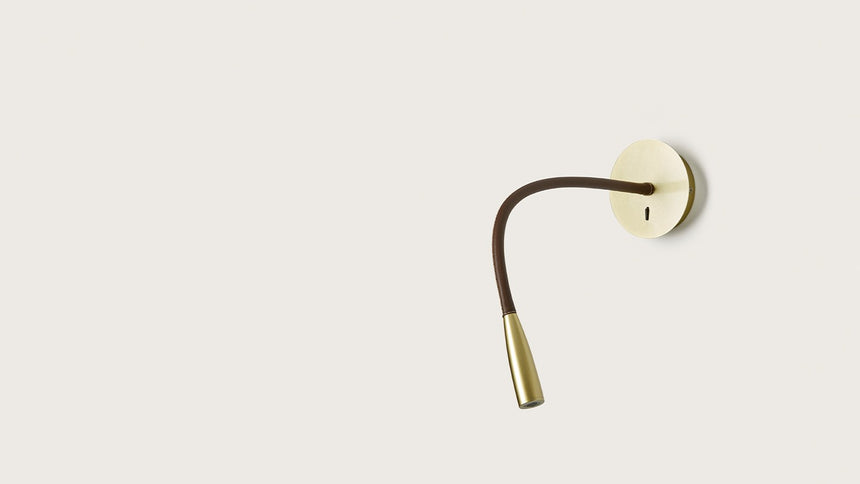 Aplique de pared Aromas Flexi Leather LED 3W cuero A1248