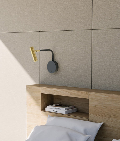 Aplique de pared Aromas Maho LED 5W acero A1254