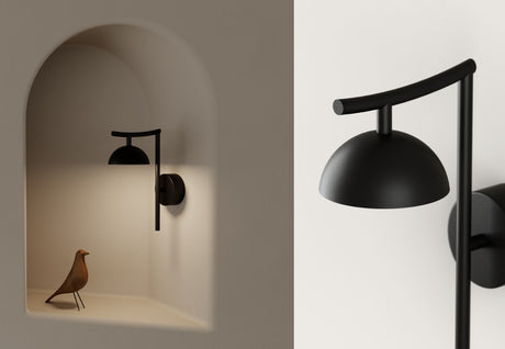 Aplique de pared Aromas Tana LED 4W acero A1309