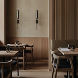 Aplique de pared Aromas Niro LED 8W perfil aluminio madera A1314