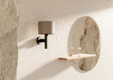 Aplique de pared Aromas Rems E27 acrílico cuero A1318