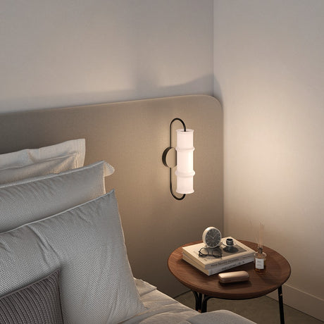 Aplique de pared Aromas Canna LED 10W vidrio opal A1319