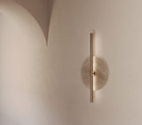 Aplique de pared Aromas Point LED 16W alabastro mármol A1328