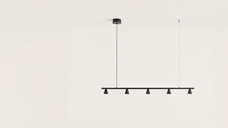 Lámpara colgante Aromas Lyb LED 25W acero C1274