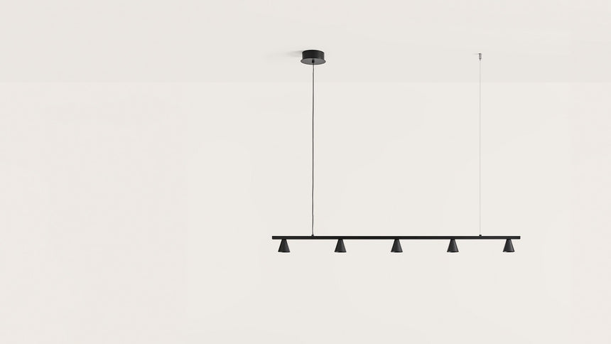 Lámpara colgante Aromas Lyb LED 25W acero C1274