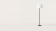 Lámpara de pie Aromas Tex E27 acero 157 cm P1026