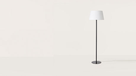 Lámpara de pie Aromas Tex E27 acero 157 cm P1026