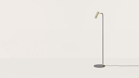 Lámpara de pie Aromas Maru LED 3W acero 140 cm P1194