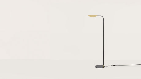 Lámpara de pie Aromas Ficus acero 151 cm P1243