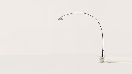 Lámpara de pie Aromas Hinoo LED 13W mármol acrílico 200 cm P1266