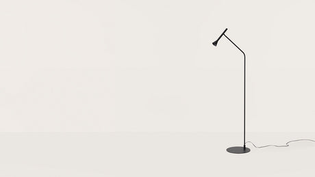 Lámpara de pie Aromas Lyb LED 5W acero 150 cm P1274