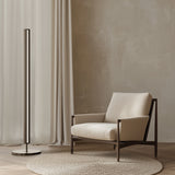 Lámpara de pie Aromas Niro LED 30W aluminium profile madera 140 cm P1314